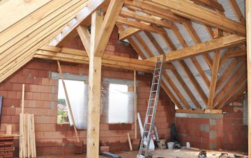 Upend attic trusses