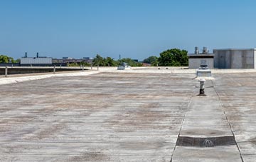 Upend commercial flat roofing