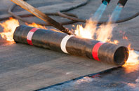 Upend flat roof sealing